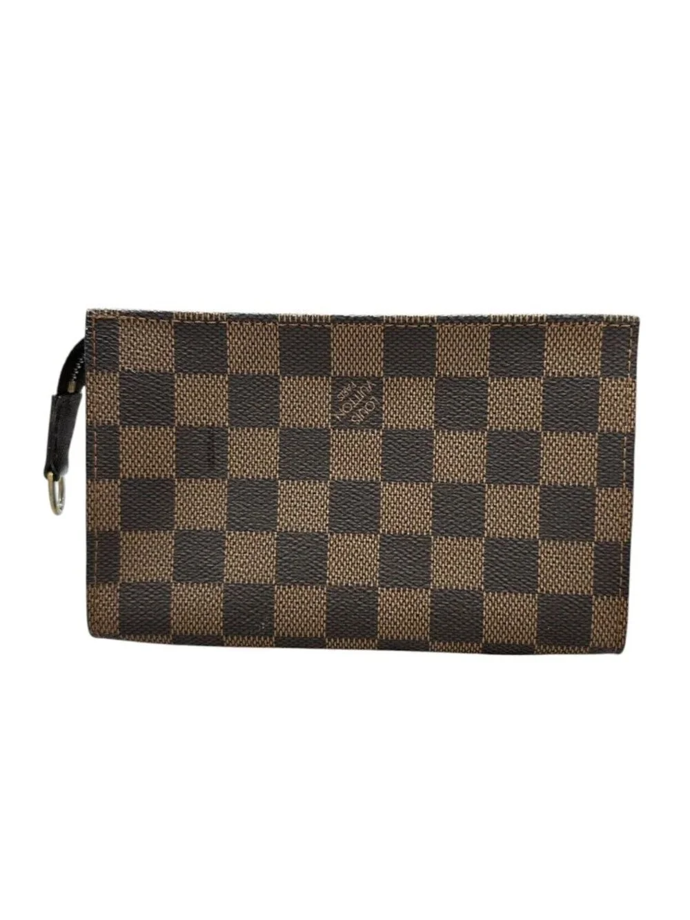 Louis Vuitton Damier Brown Gold Pouch Multi Case